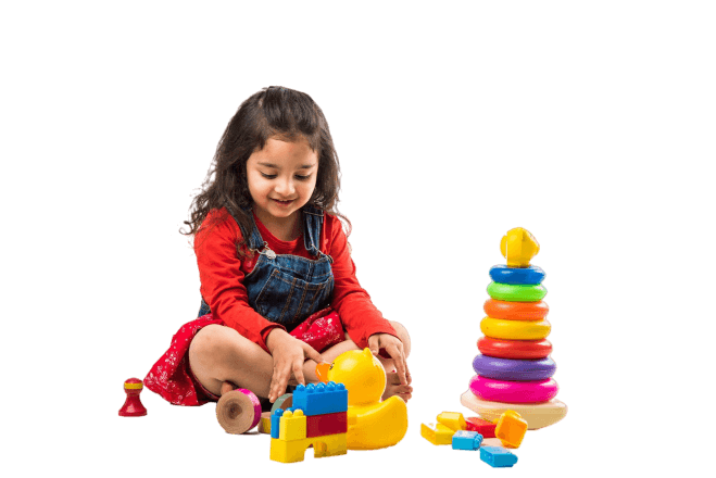 Girl playing